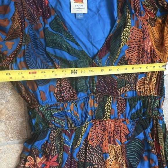 Farm Rio Multicolor Maxi M Dress - Picture 8 of 10